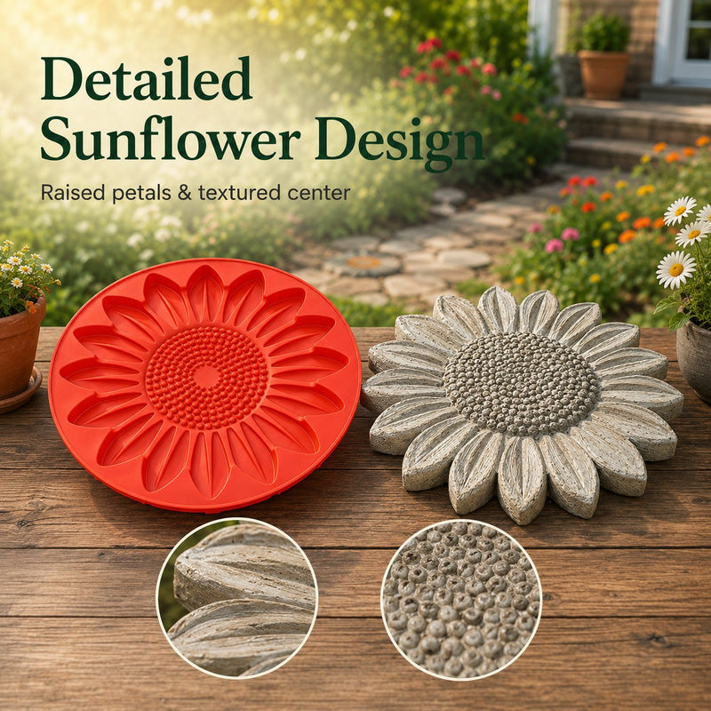 SunVera – Reusable Sunflower Garden Art Mold