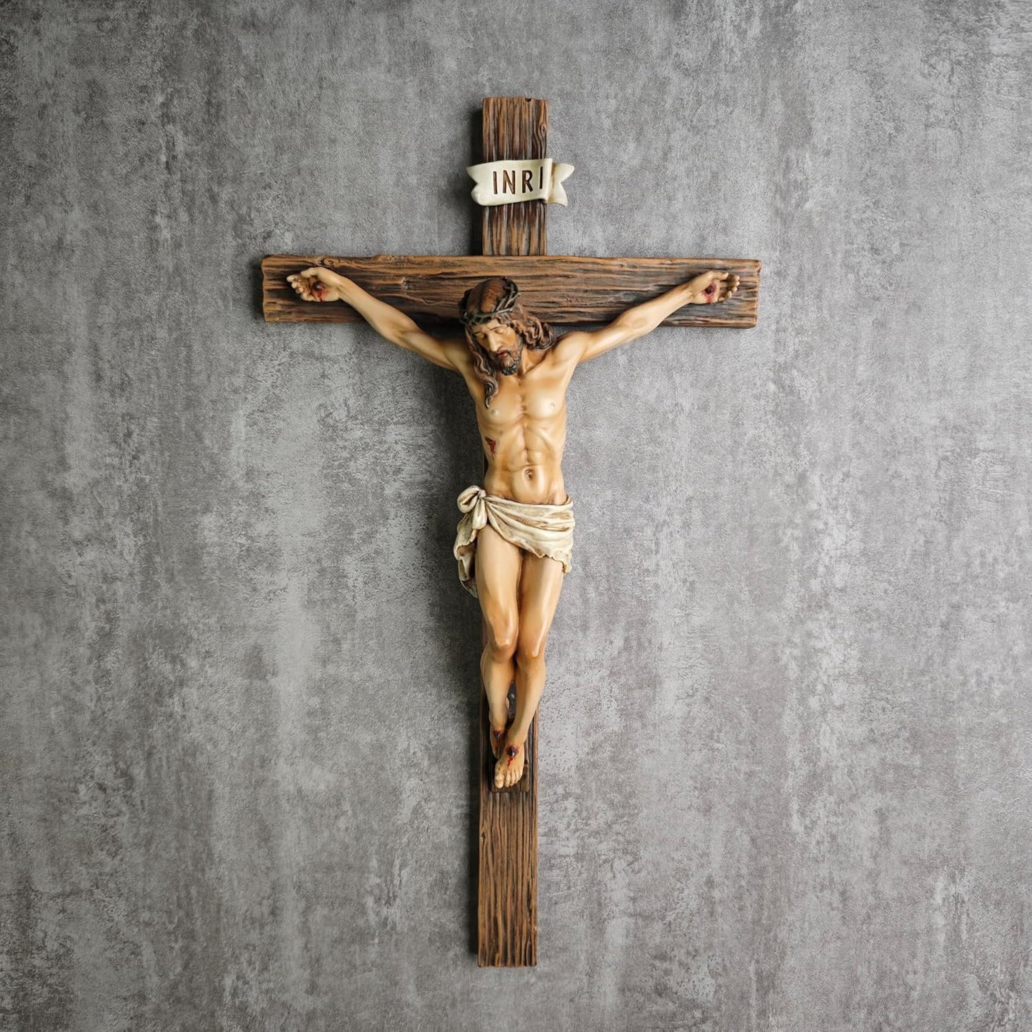 DivineBlessing – Decorative Jesus Crucifix for Home