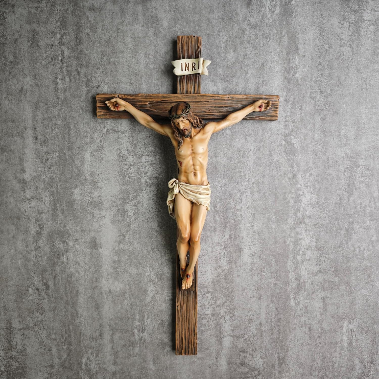 DivineBlessing – Decorative Jesus Crucifix for Home