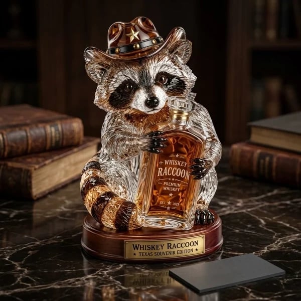 BarrelBandit – Premium Wild West Crystal Whiskey Decanter