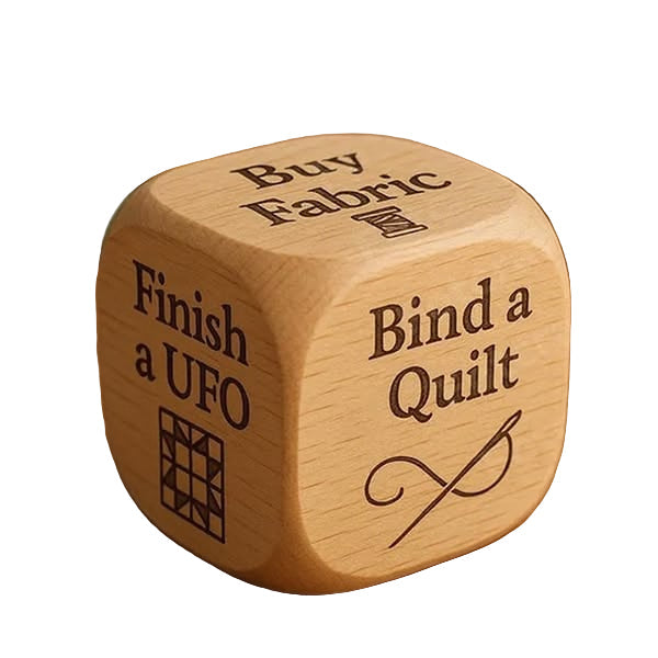 StitchRoll – Quilter’s Decision Dice in Solid Wood