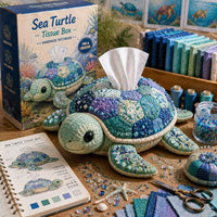 CraftHaven – DIY Quilted Sea Animal Tissue Box Kit