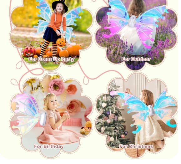 🧚‍♀️✨LED fairy wings