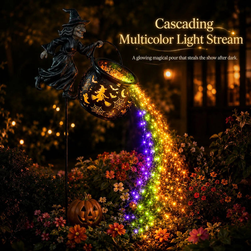 ShadowGlow – Halloween Witch Garden Light