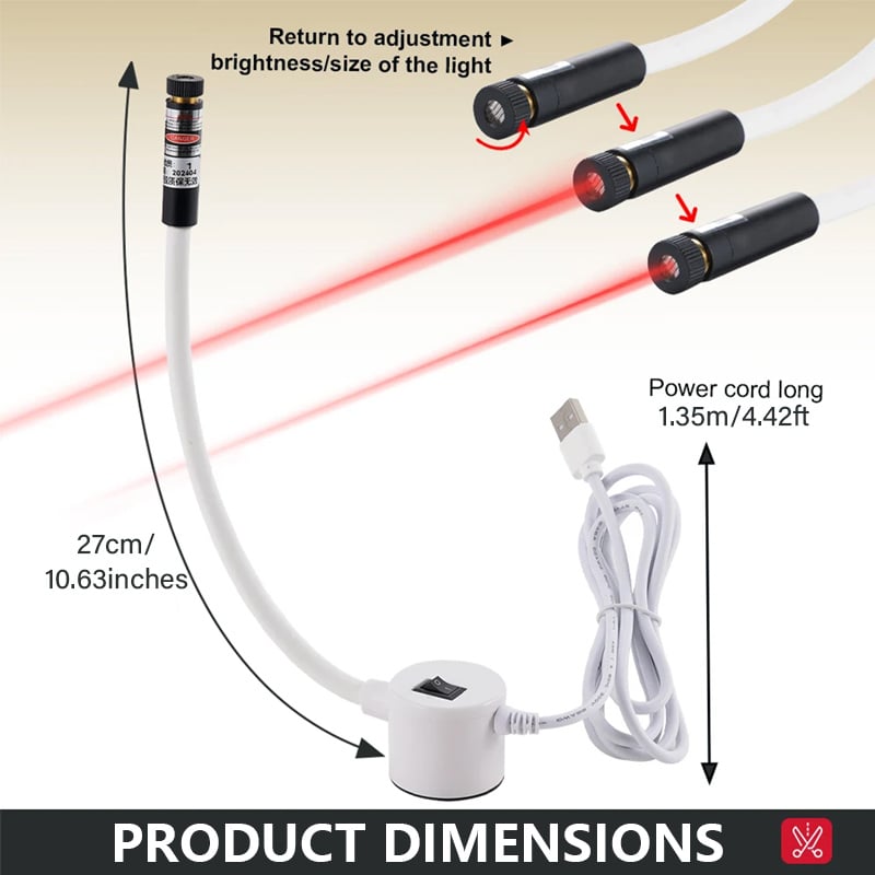 🔥NEW YEAR SALE - Magnetic Positioning Quilting Laser Light for Sewing Machine