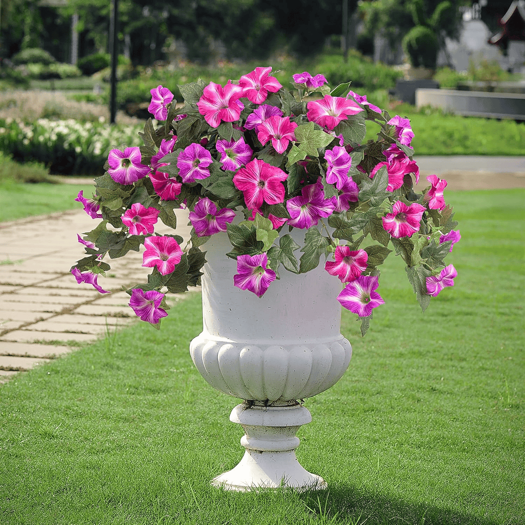 BloomCharm – UV-Resistant Artificial Petunia Bouquet