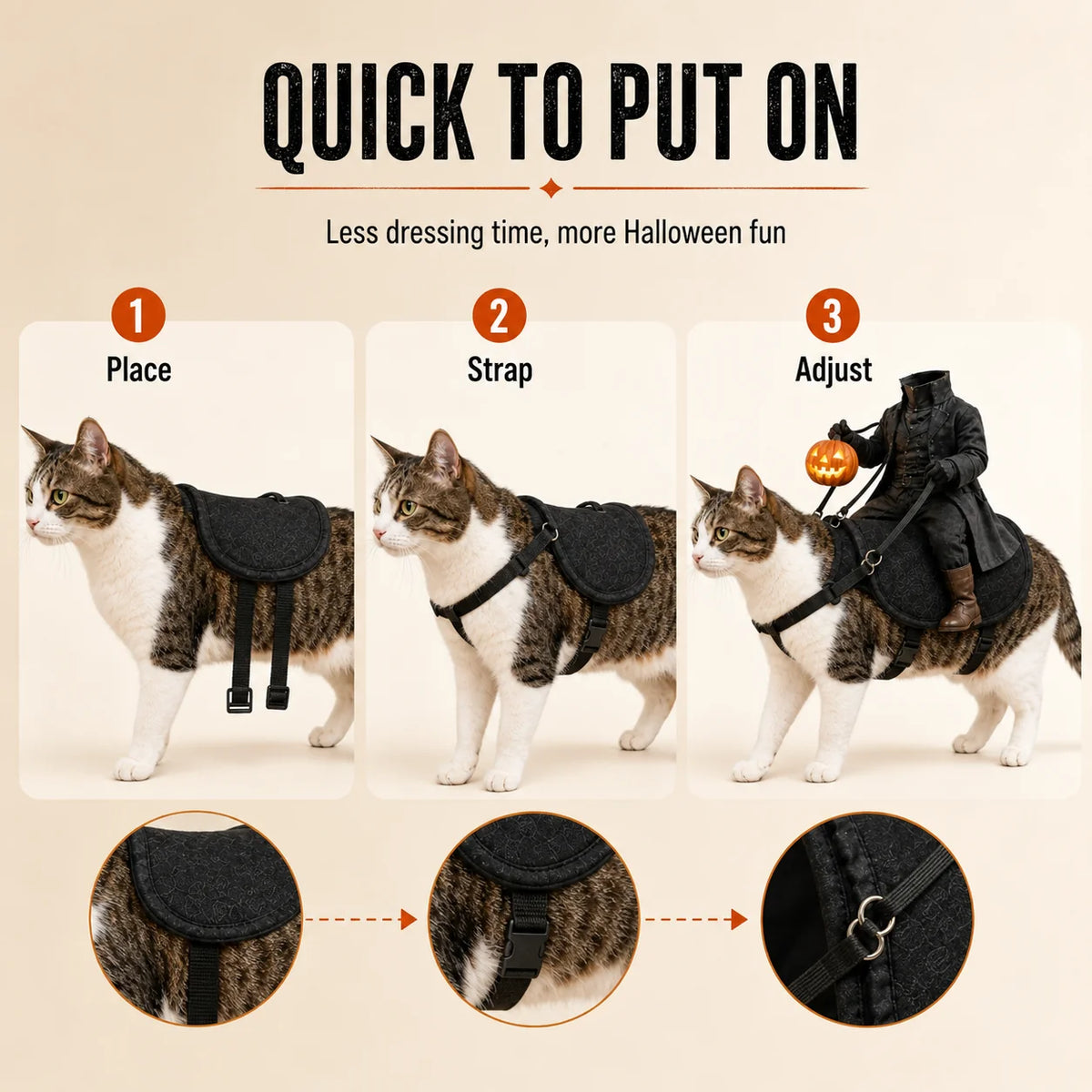 SpookRider – Headless Horseman Pet Halloween Costume