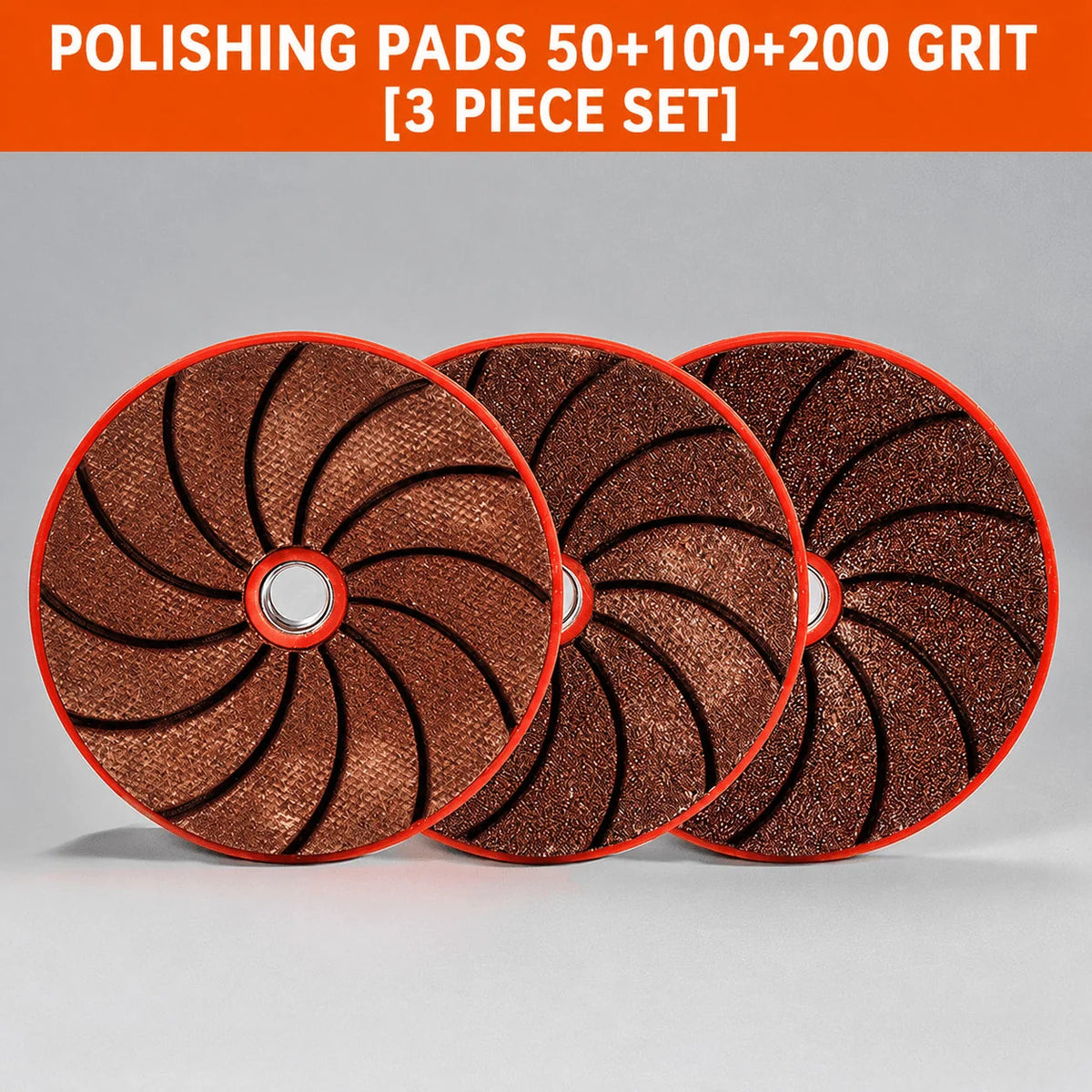 StoneForge – 3-Piece Silicon Carbide Grinding Wheel Set