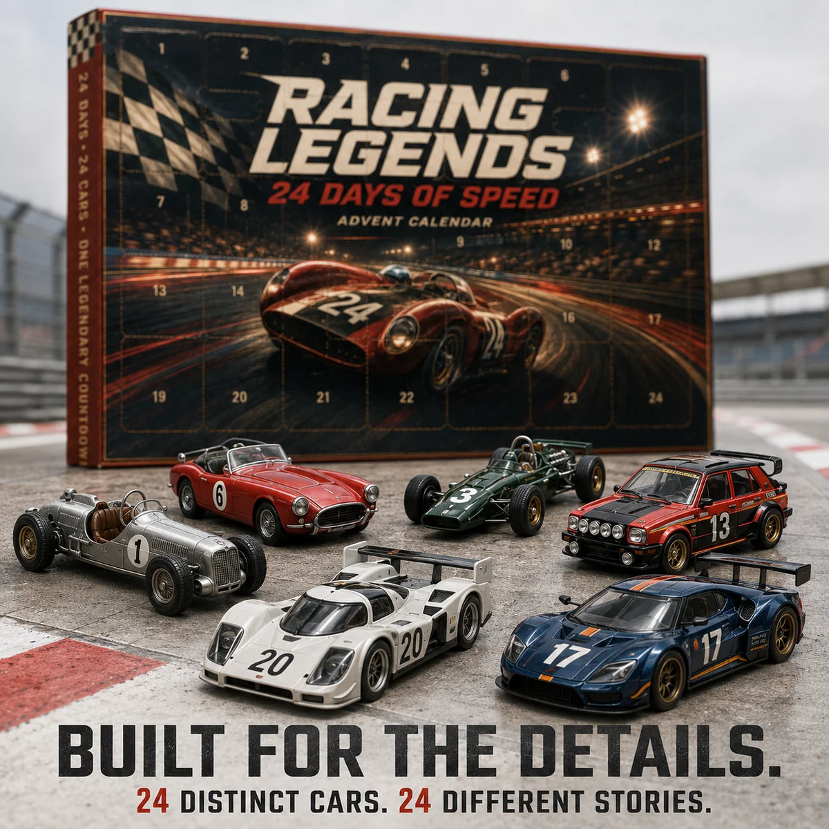 RaceVault – 24-Day Racing Legends Advent Calendar