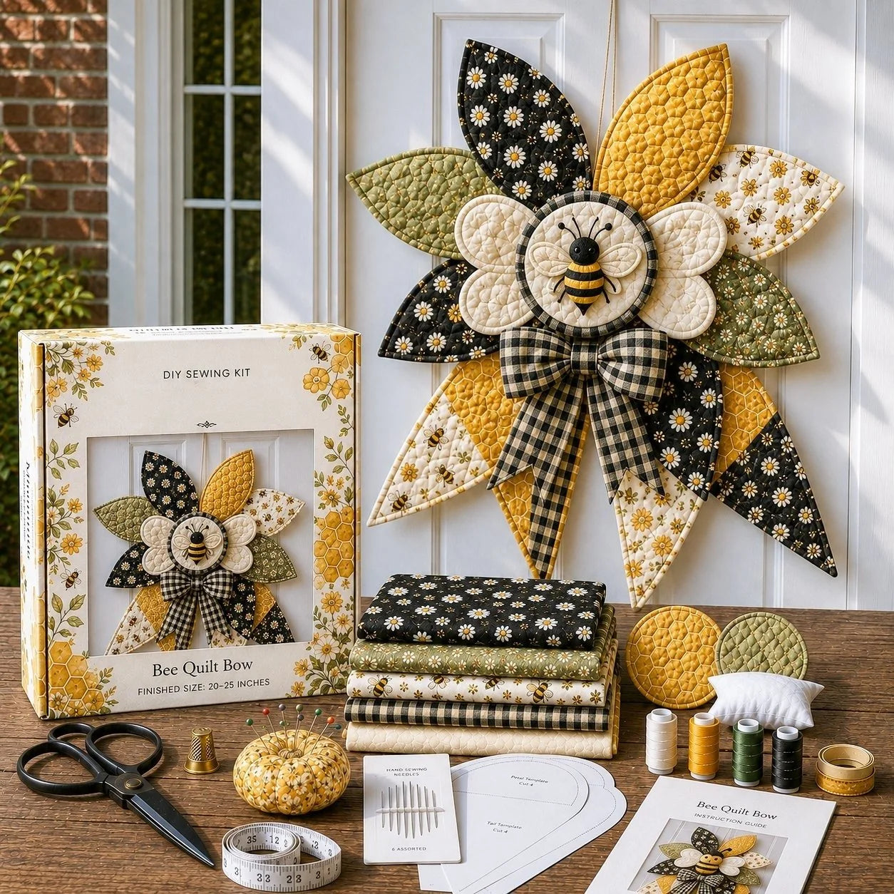 StitchCharm – Oversized 3D Quilted Bow Craft Kit