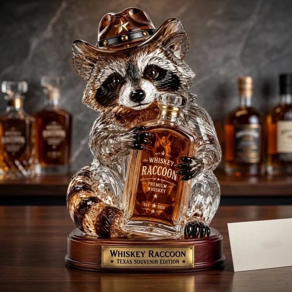 BarrelBandit – Premium Wild West Crystal Whiskey Decanter