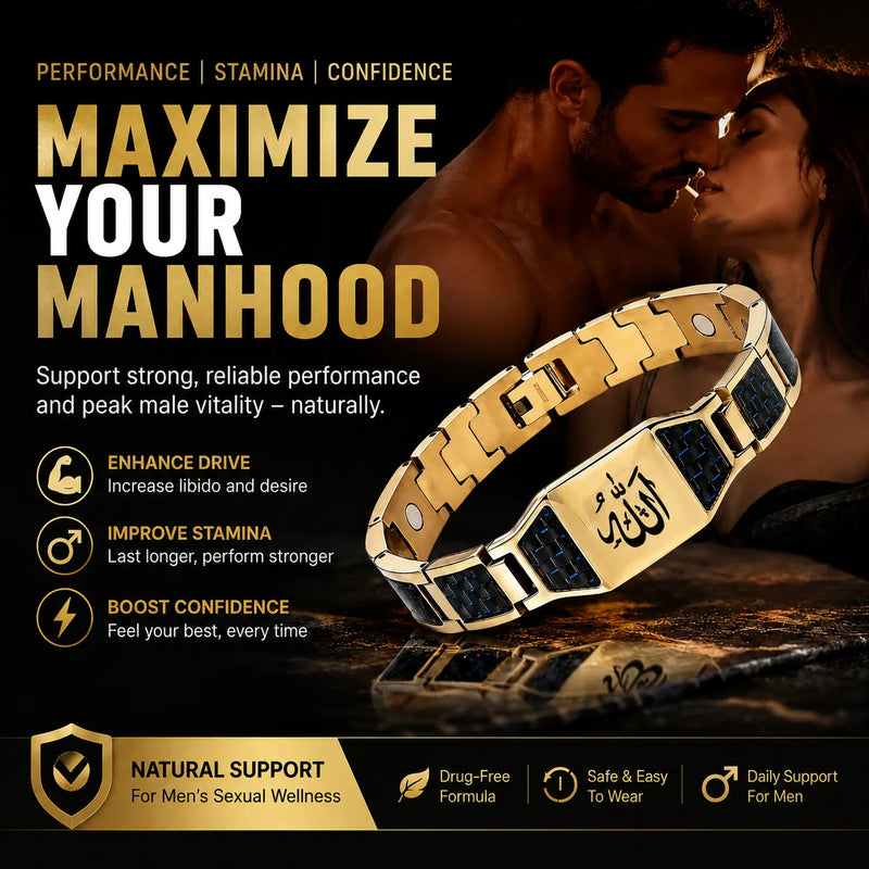 VigorBand – Men’s Gold Magnetic Energy Bracelet
