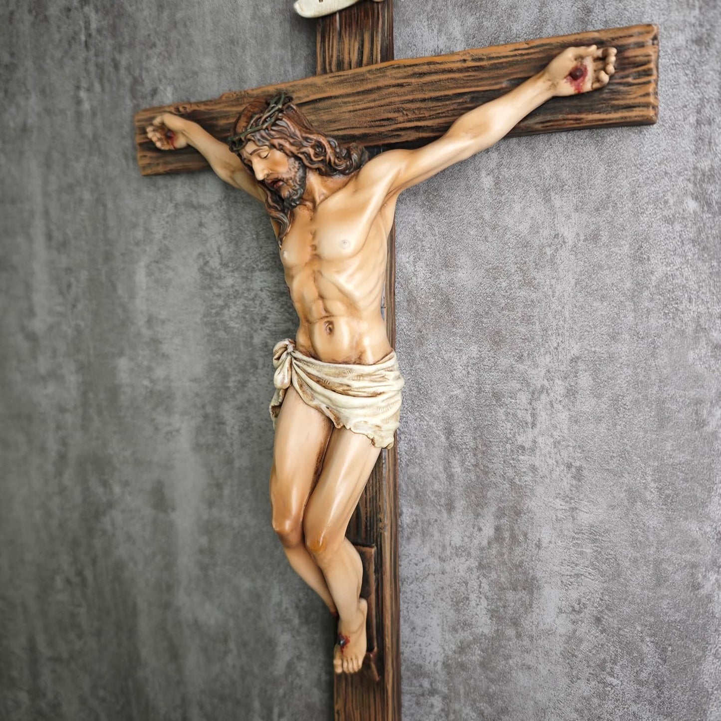 DivineBlessing – Decorative Jesus Crucifix for Home