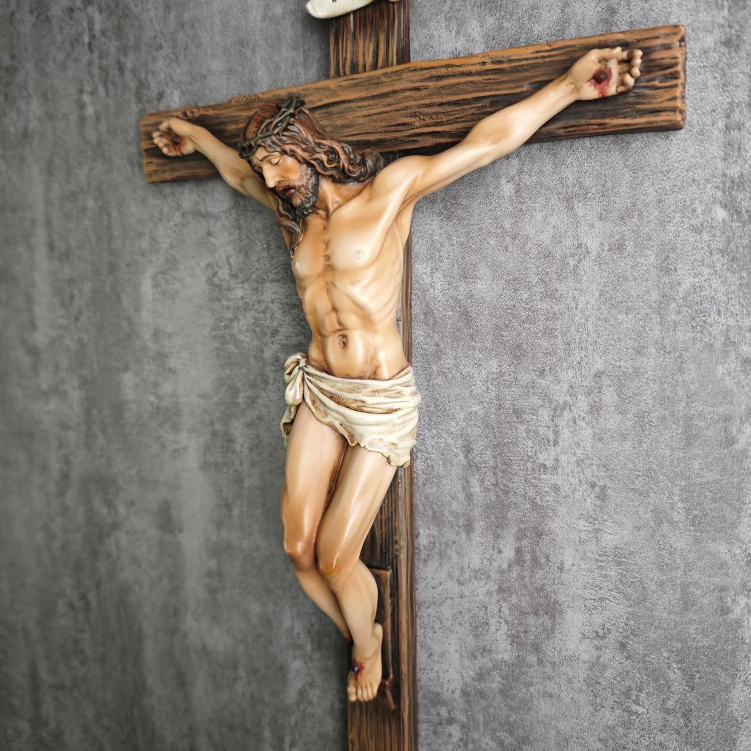 DivineBlessing – Decorative Jesus Crucifix for Home