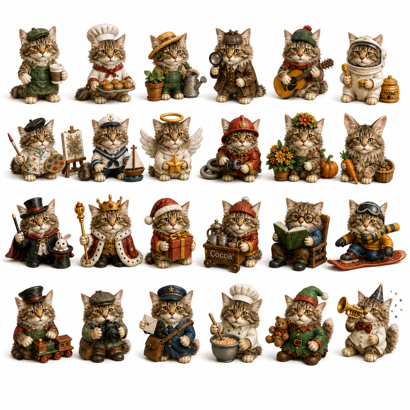 PurrCrest – 24-Day Maine Coon Jobs Advent Calendar 2026