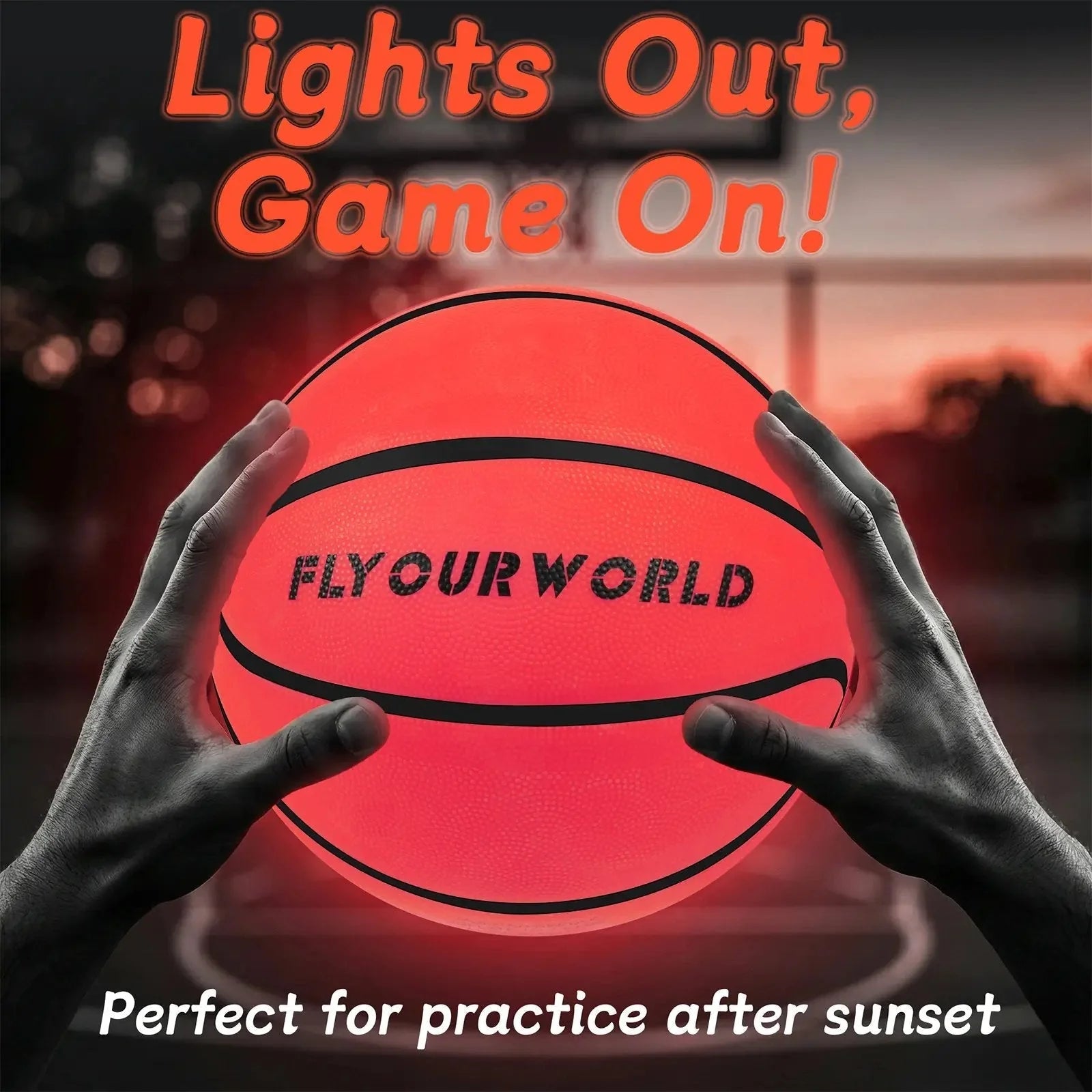 NightBounce – Official Size Illuminated Basketball