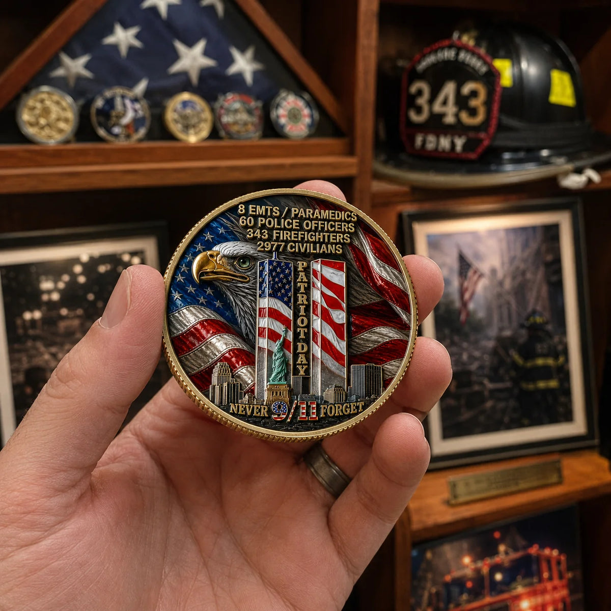 SacredLegacy – 9/11 Commemorative Challenge Coin