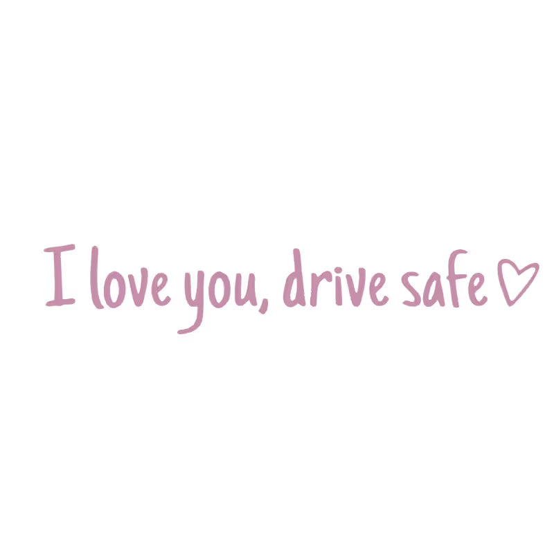 HeartSignal – I Love You Drive Safely Sticker Set