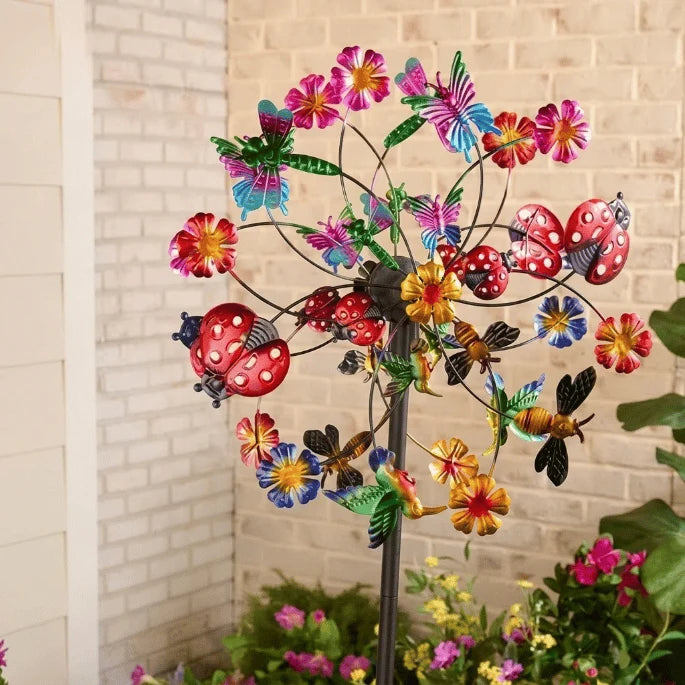 TwinkleBloom – Solar Flower Garden Décor