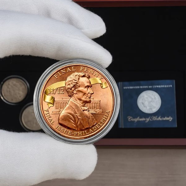 Lincoln Final Penny – 11/12 Philadelphia Mint Limited Edition Collectible Coin