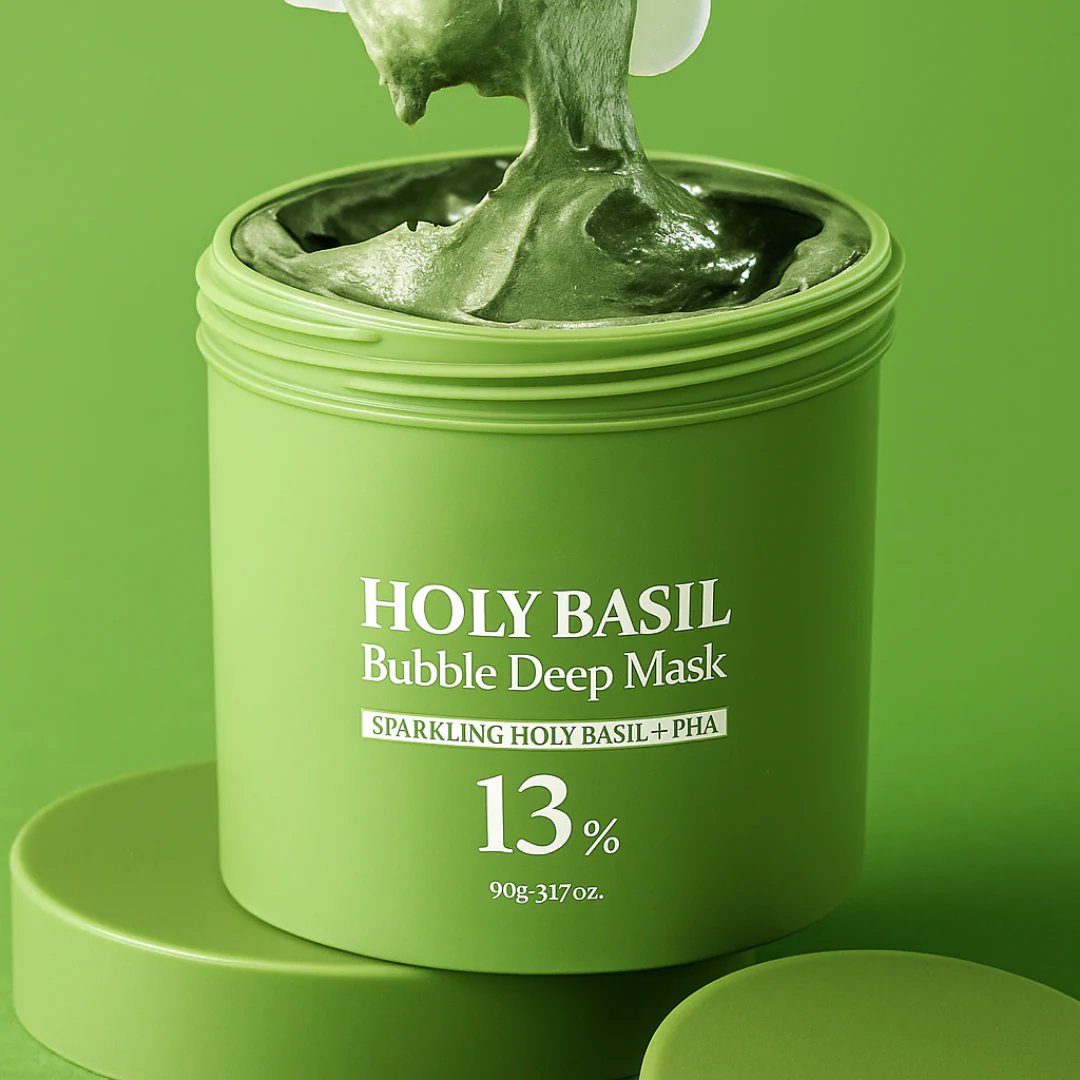 🔥BUY 2 GET 1 FREE💥Holy Basil Bubble Deep Cleansing Mask
