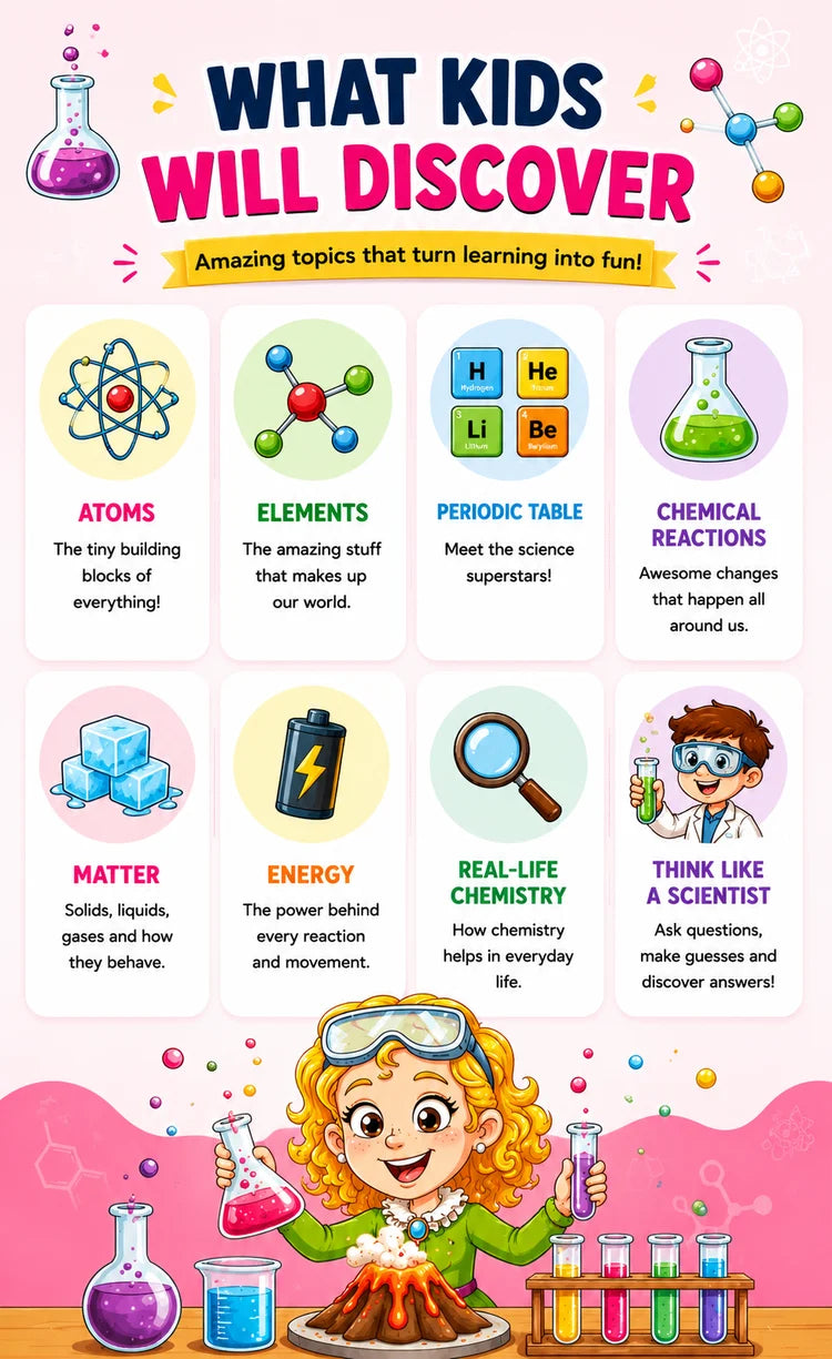 FizzQuest – Comic Chemistry Guide for Kids