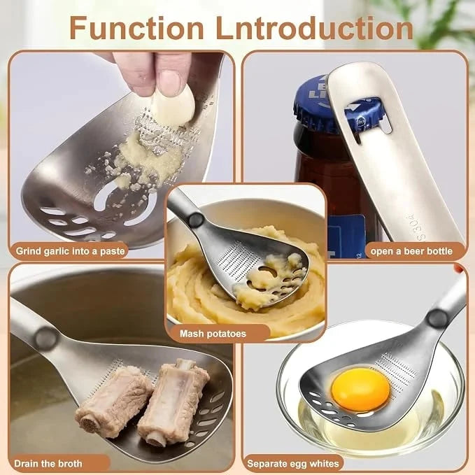 MashMate – 5-in-1 Stainless Steel Cooking Spoon