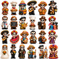HeritageViva – 24 Unique Calavera Miniatures Countdown