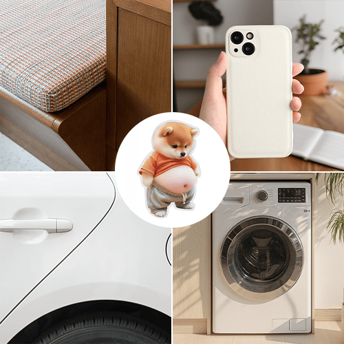 PawShield – Chubby Shiba Anti-Collision Protection Sticker