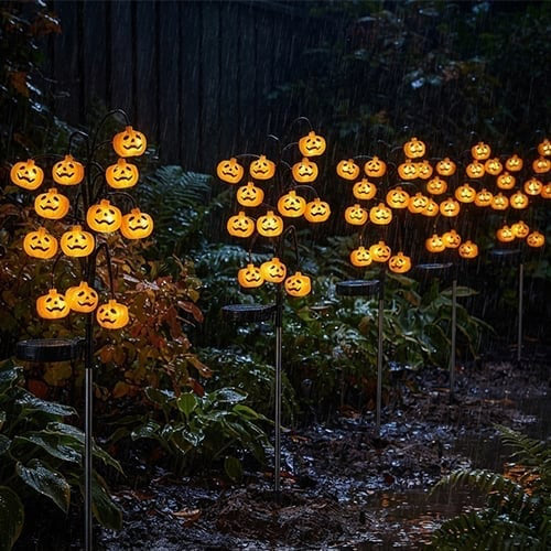 AutumnWisp – Solar Pumpkin Branch Garden Lights
