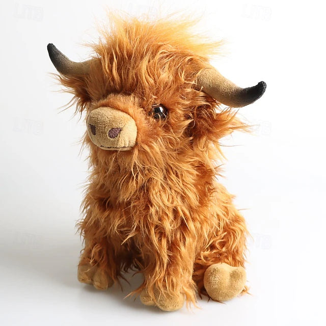 FluffMoo – Highland Cow Plush Toy
