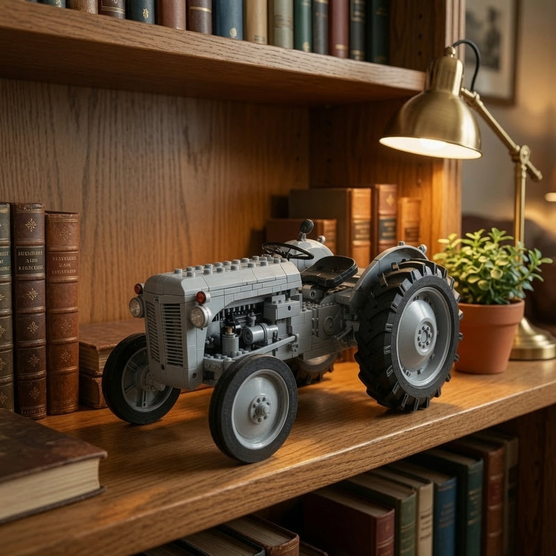 FarmForge – Classic Grey Field Tractor Model