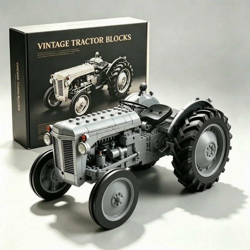 FarmForge – Classic Grey Field Tractor Model