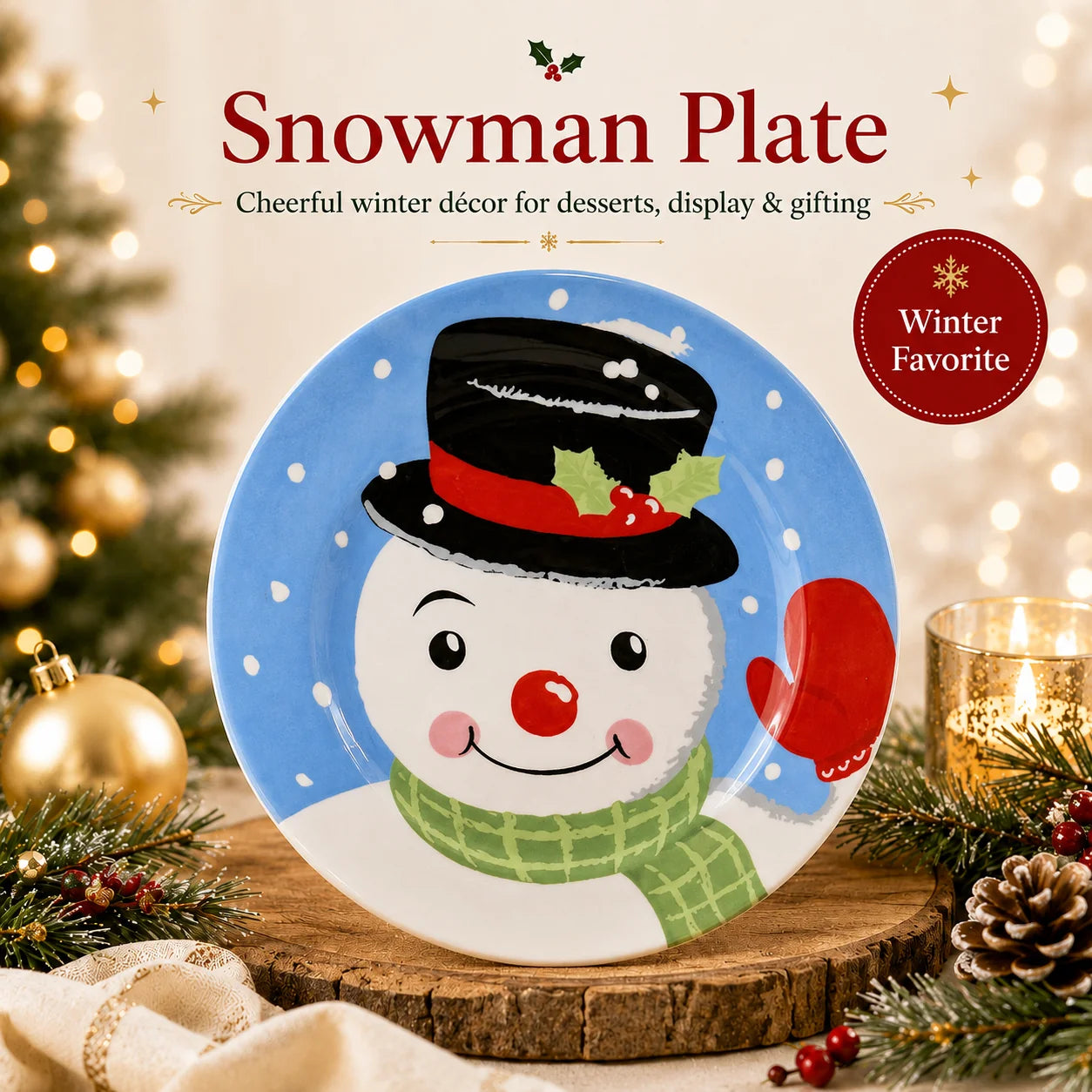 MerryTable – Festive Christmas Plate Collection