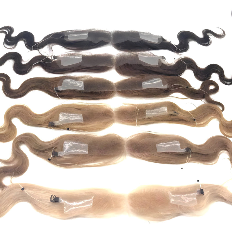 LuxeHalo – Invisible Human Hair Hairline Topper