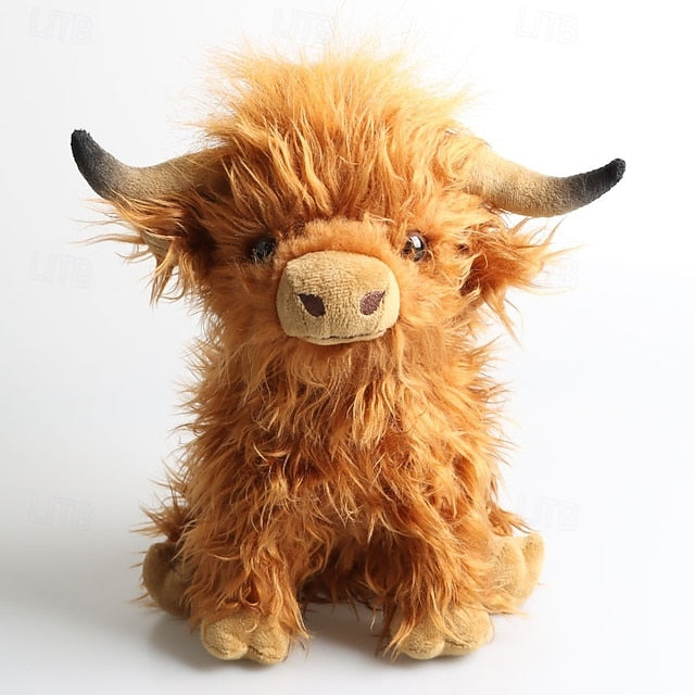 FluffMoo – Highland Cow Plush Toy