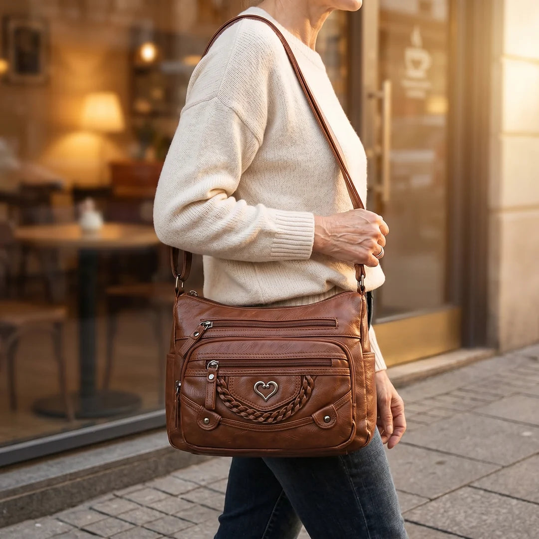 LunaLuxe – Women's Multi-Pocket Crossbody Bag