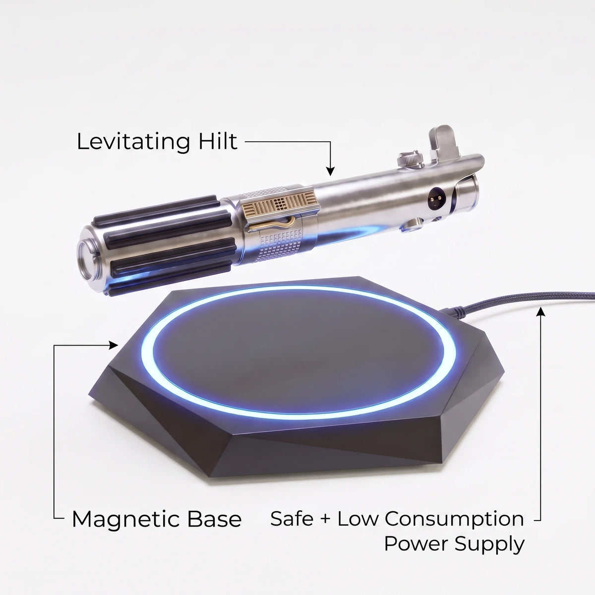 SaberGlow – Magnetic Levitating Lightsaber Hilt