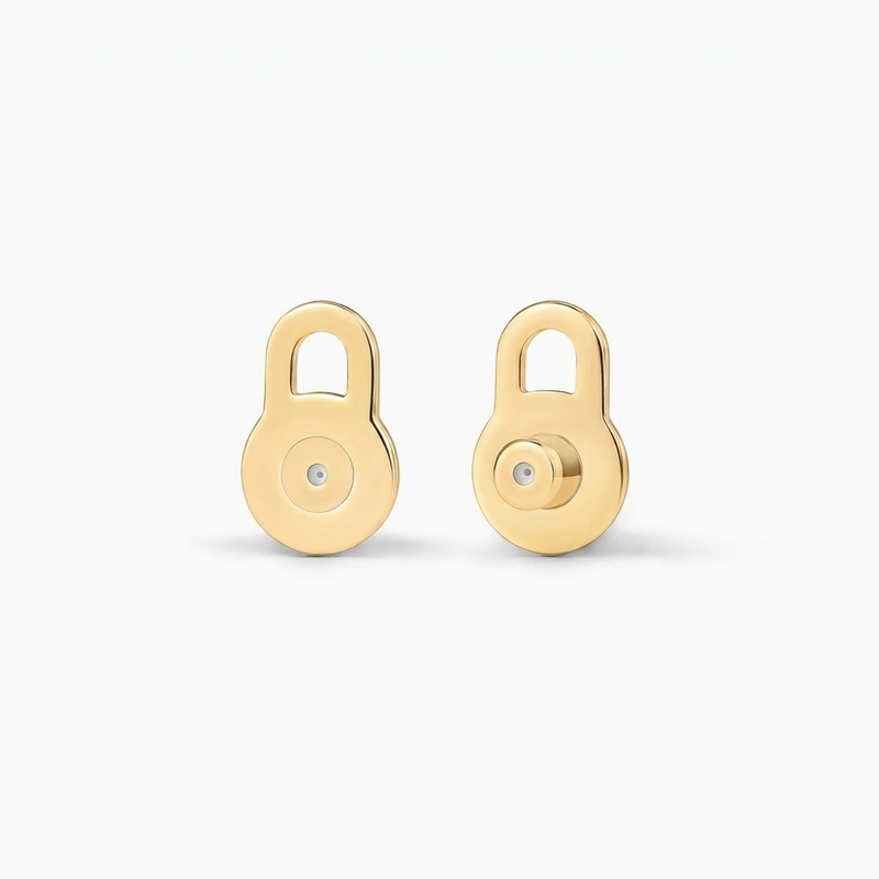 LumeLift – Elegant Gold Plated Lobe Lifter Earrings