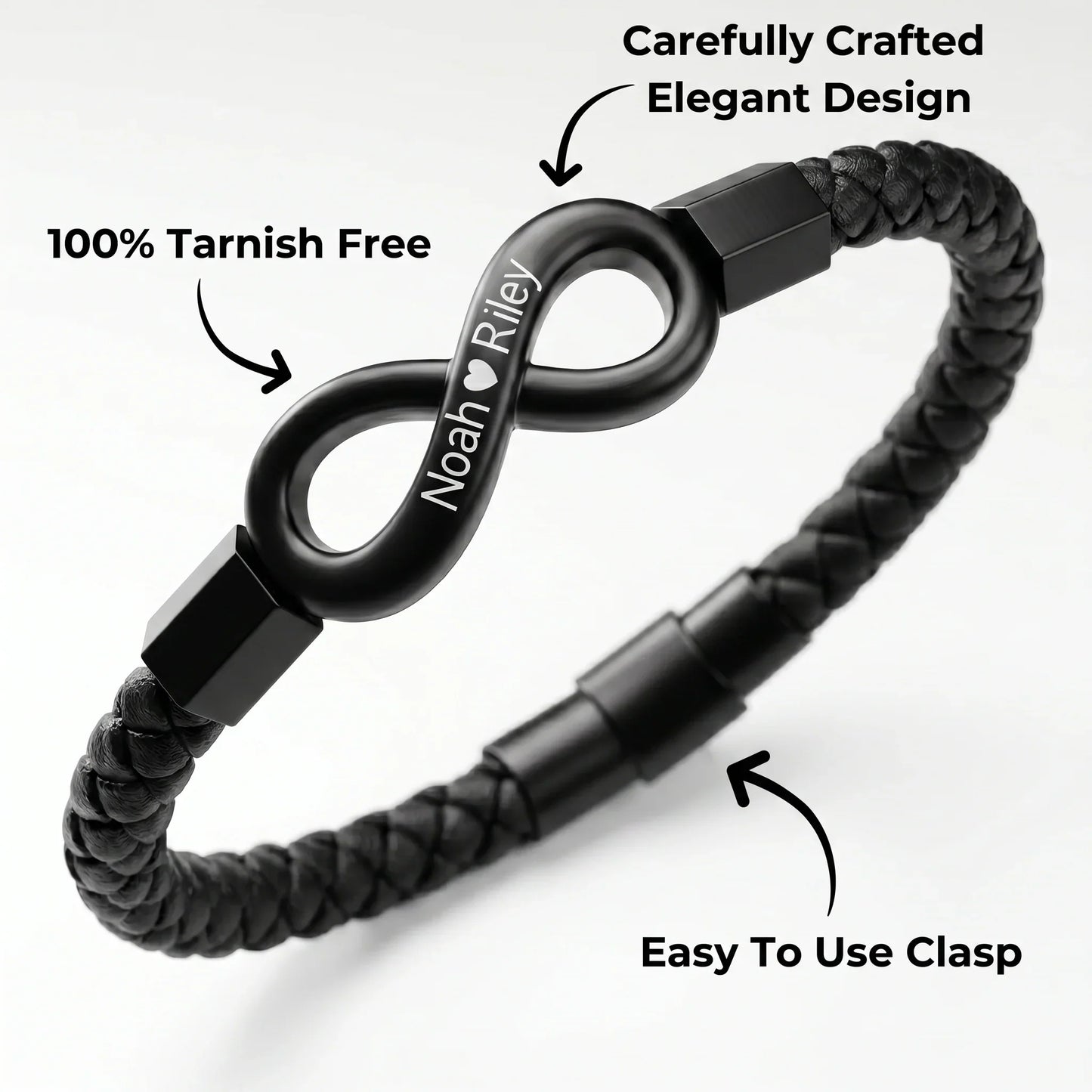LoveBond – Personalized Couple Projection Bracelet