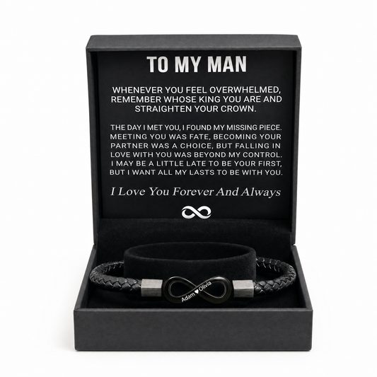 LoveBond – Personalized Couple Projection Bracelet