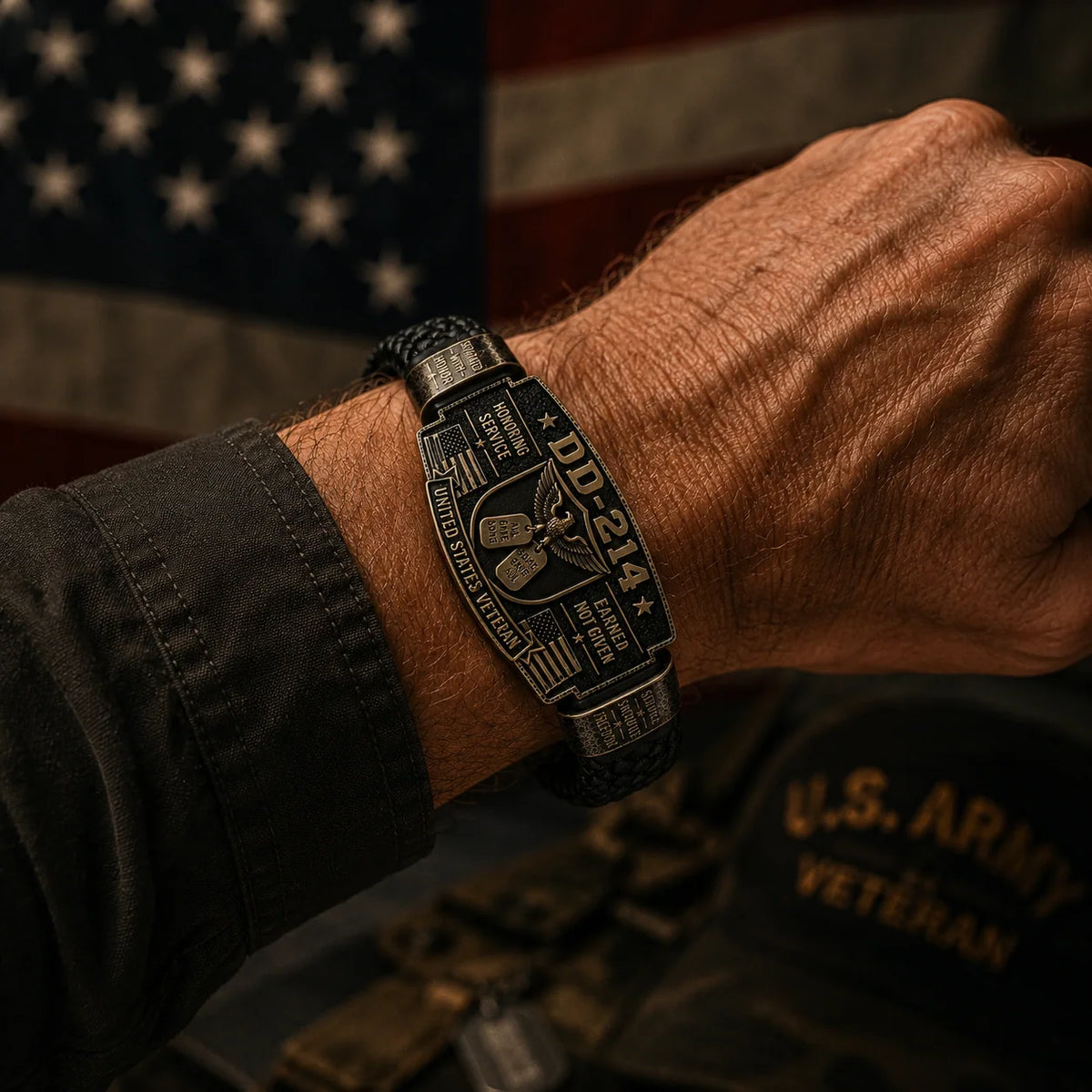 PatriotValor – DD-214 Veteran Honor Bracelet