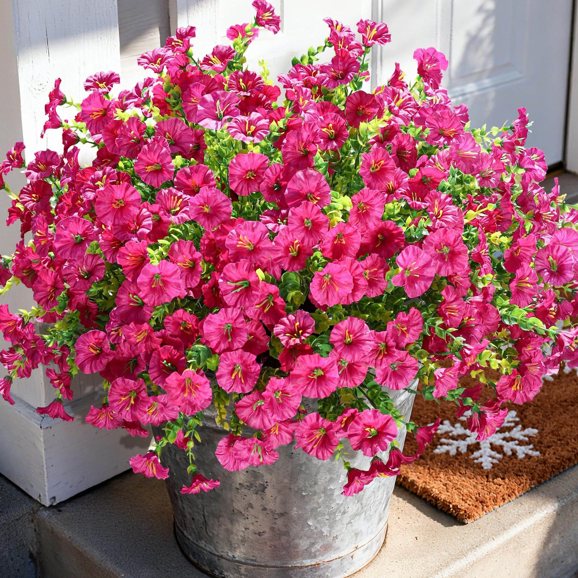 BloomGlow – UV-Resistant Artificial Petunia Bouquet