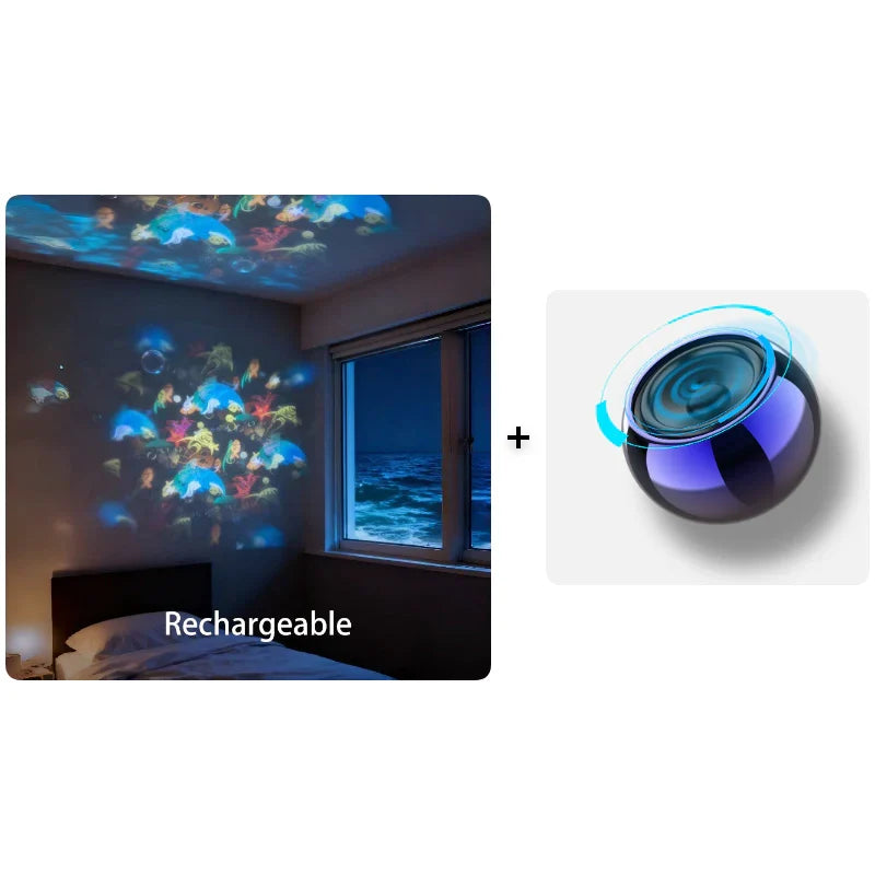 OceanLume – Rotating LED Ocean Wave Projector