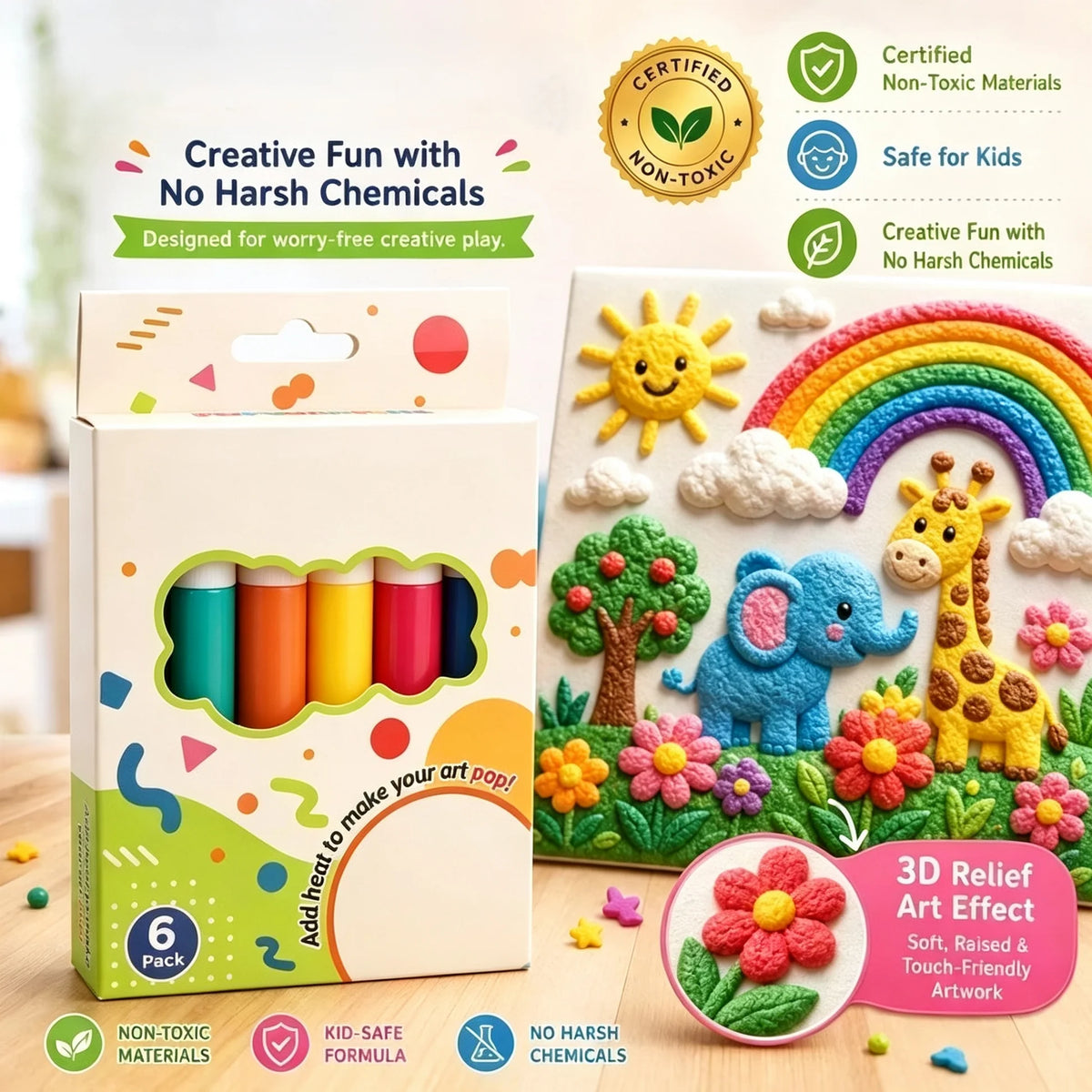 PuffyDraw – 3D Creative Drawing Pen Set