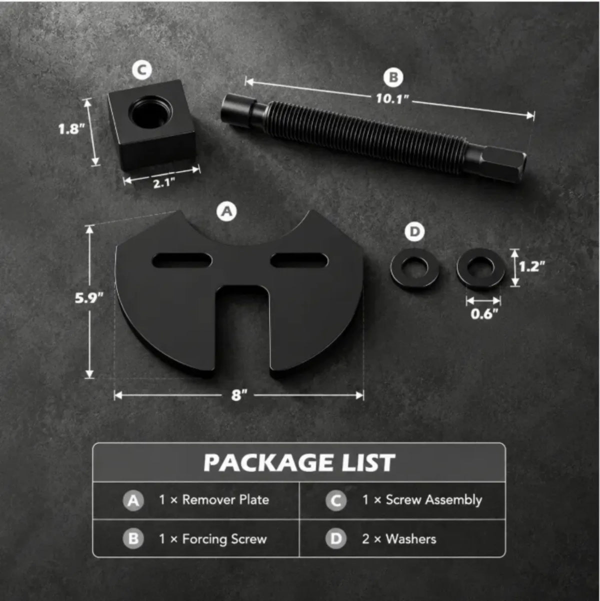 HubForce – Heavy-Duty Wheel Hub Removal Tool Set