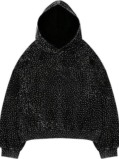 SparkleWear – Glitter Long Sleeve Hoodie