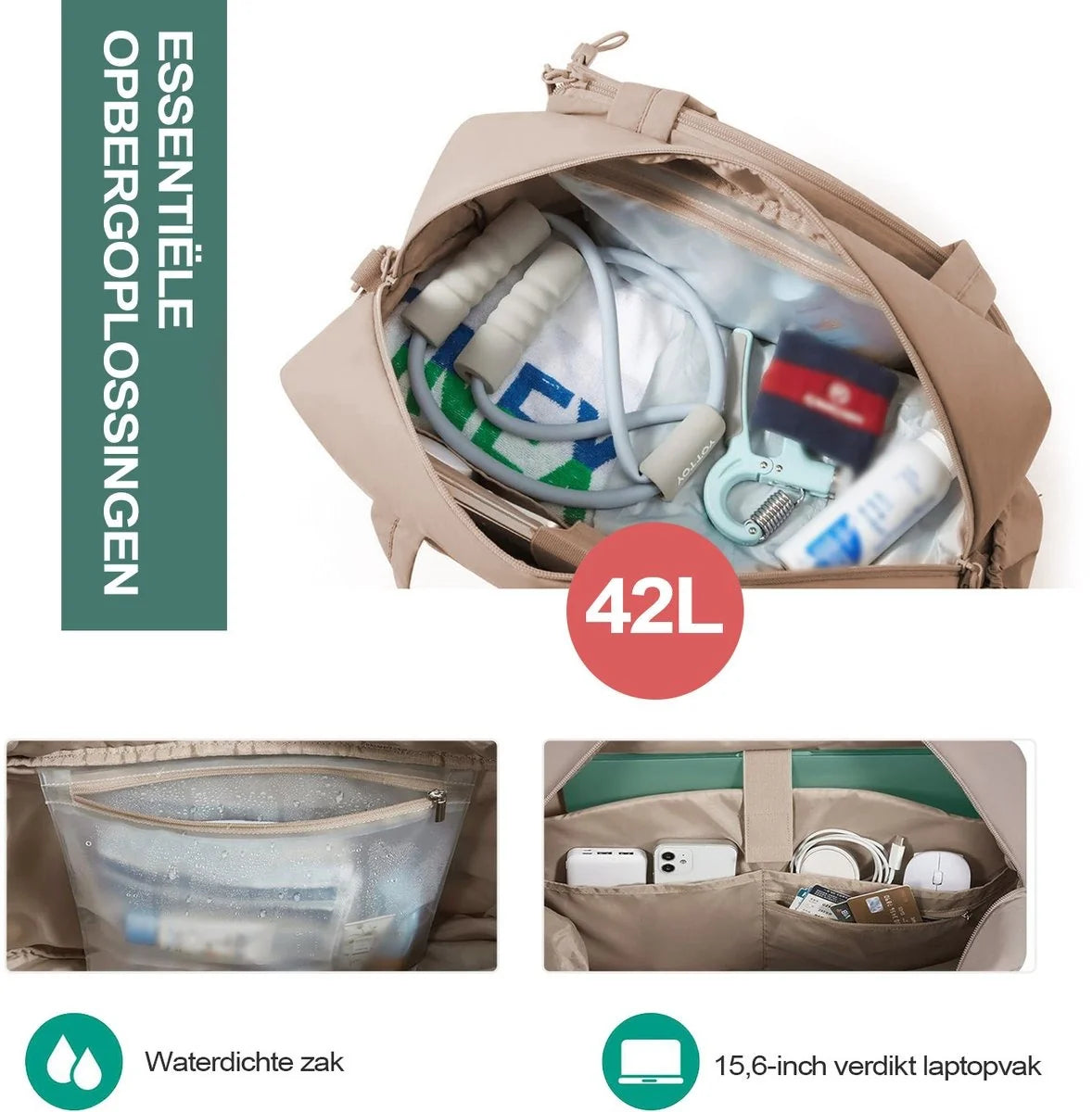 RacketVault – Multi-Compartment 42L Tennis & Padel Bag