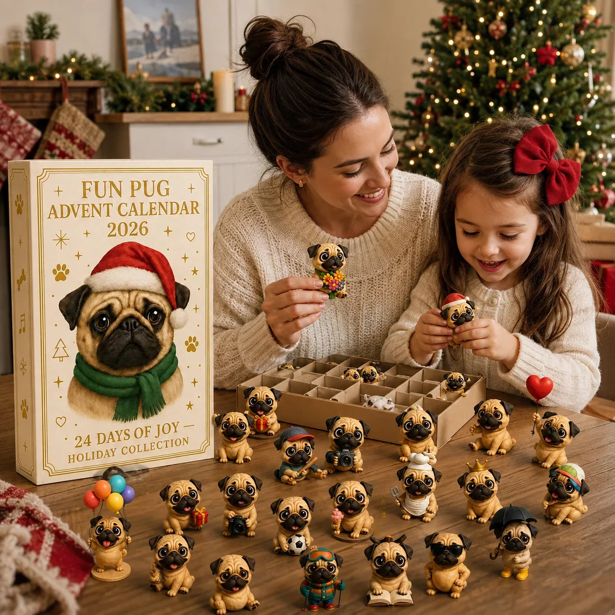PawsCrest – 24-Day Pug Advent Calendar 2026