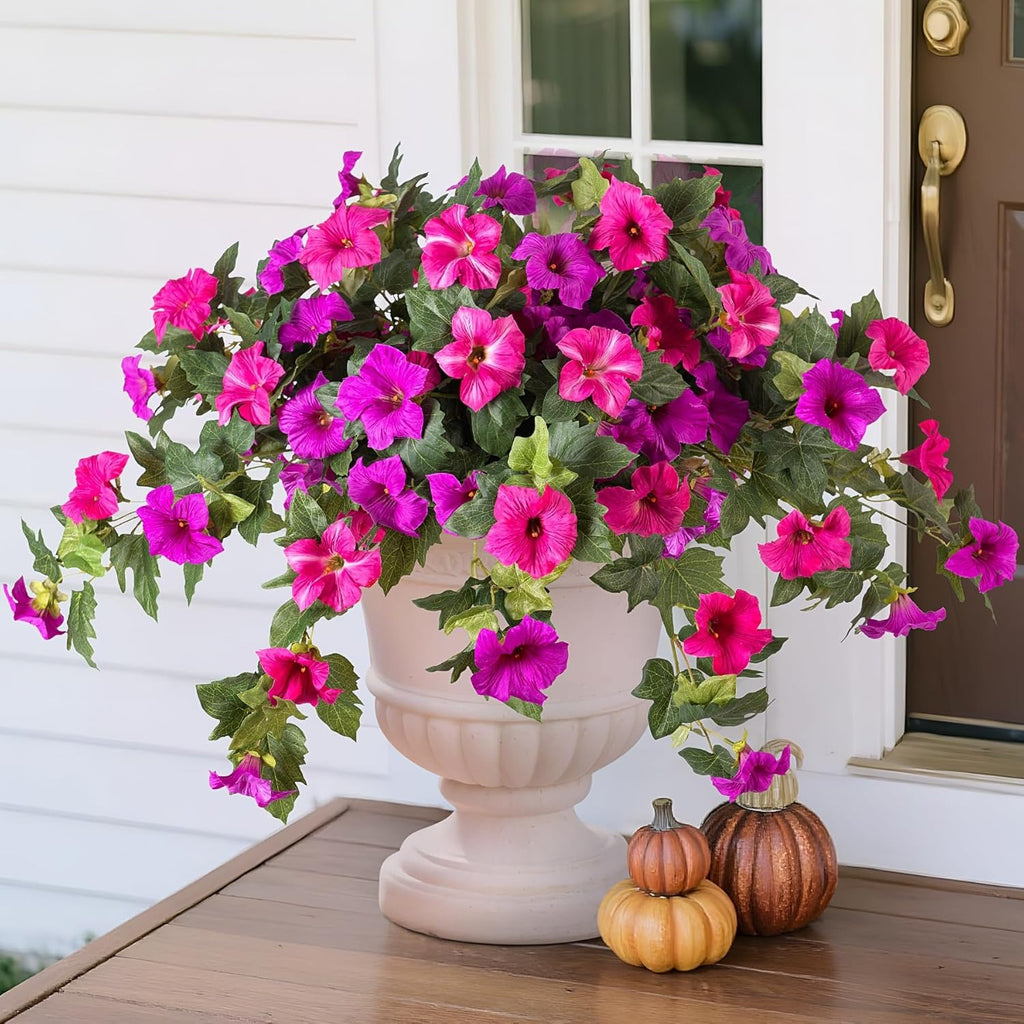 BloomCharm – UV-Resistant Artificial Petunia Bouquet